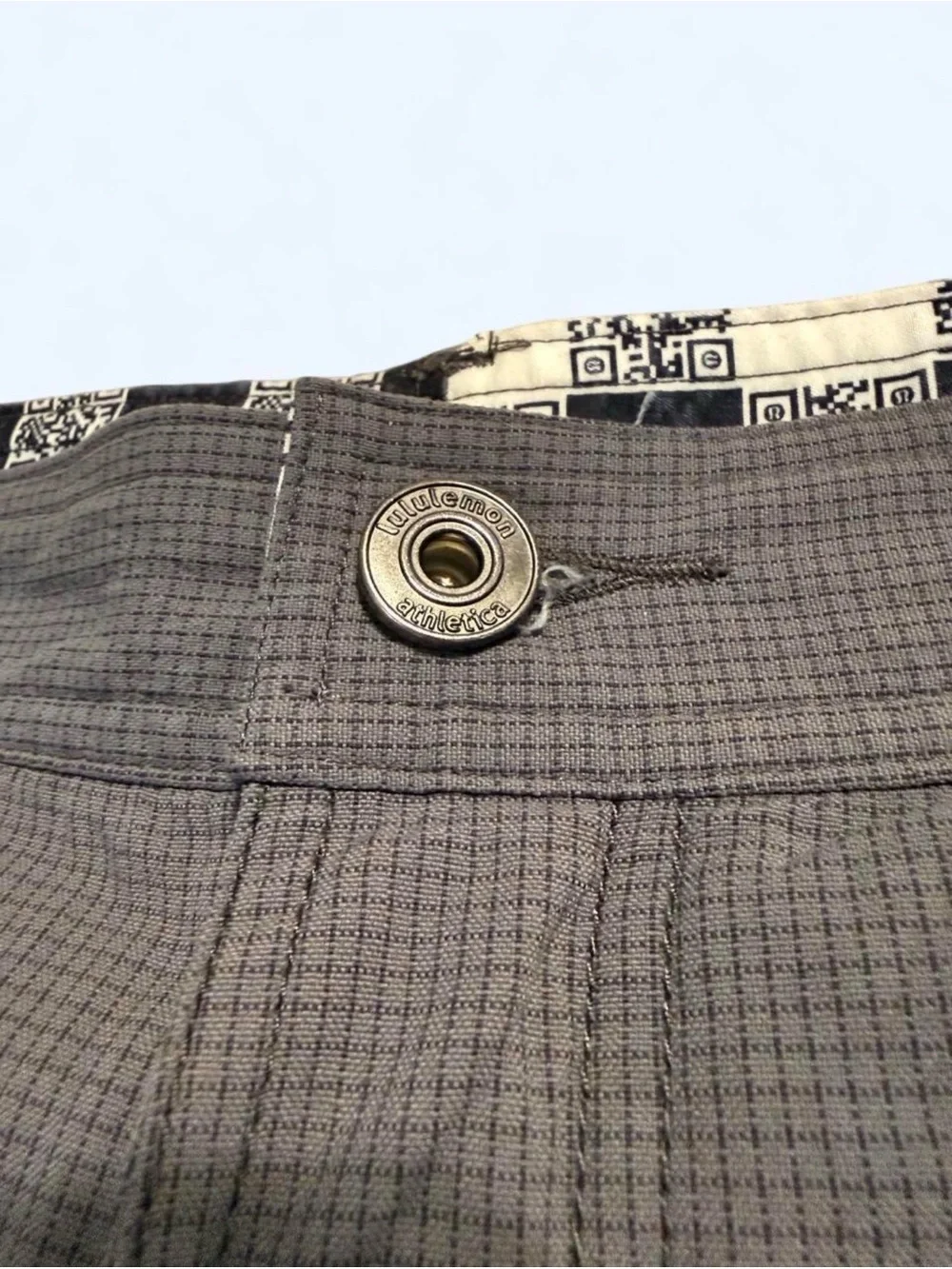 Men’s Lululemon Gray Current State Snap Button Board Shorts